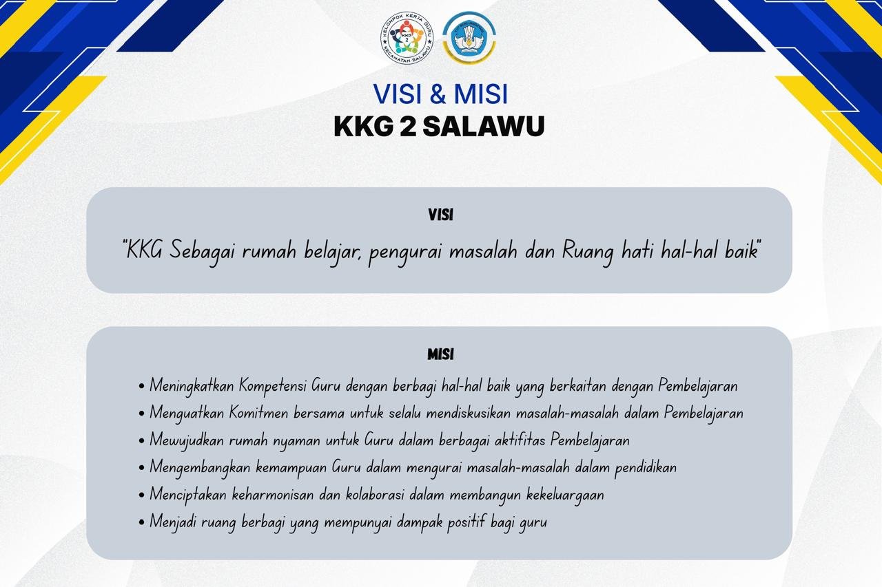 Visi Misi KKG 2 Salawu